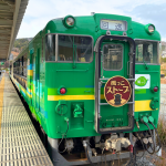 風っこストーブ女川号が女川駅にやって来ました！