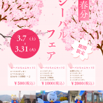 春のシーパルフェアを開催中です！