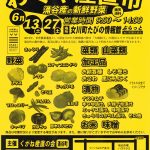 6/13(土)・27(土)は『わくや産直市』です！
