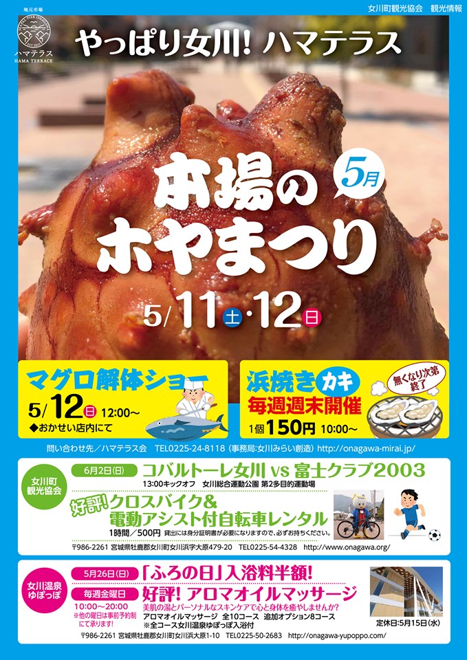 やっぱり女川ハマテラス 本場のホヤまつりのお知らせ おながわたび 女川町観光協会 やっぱり女川ハマテラス 本場のホヤまつりのお知らせ おながわたび 女川町観光協会